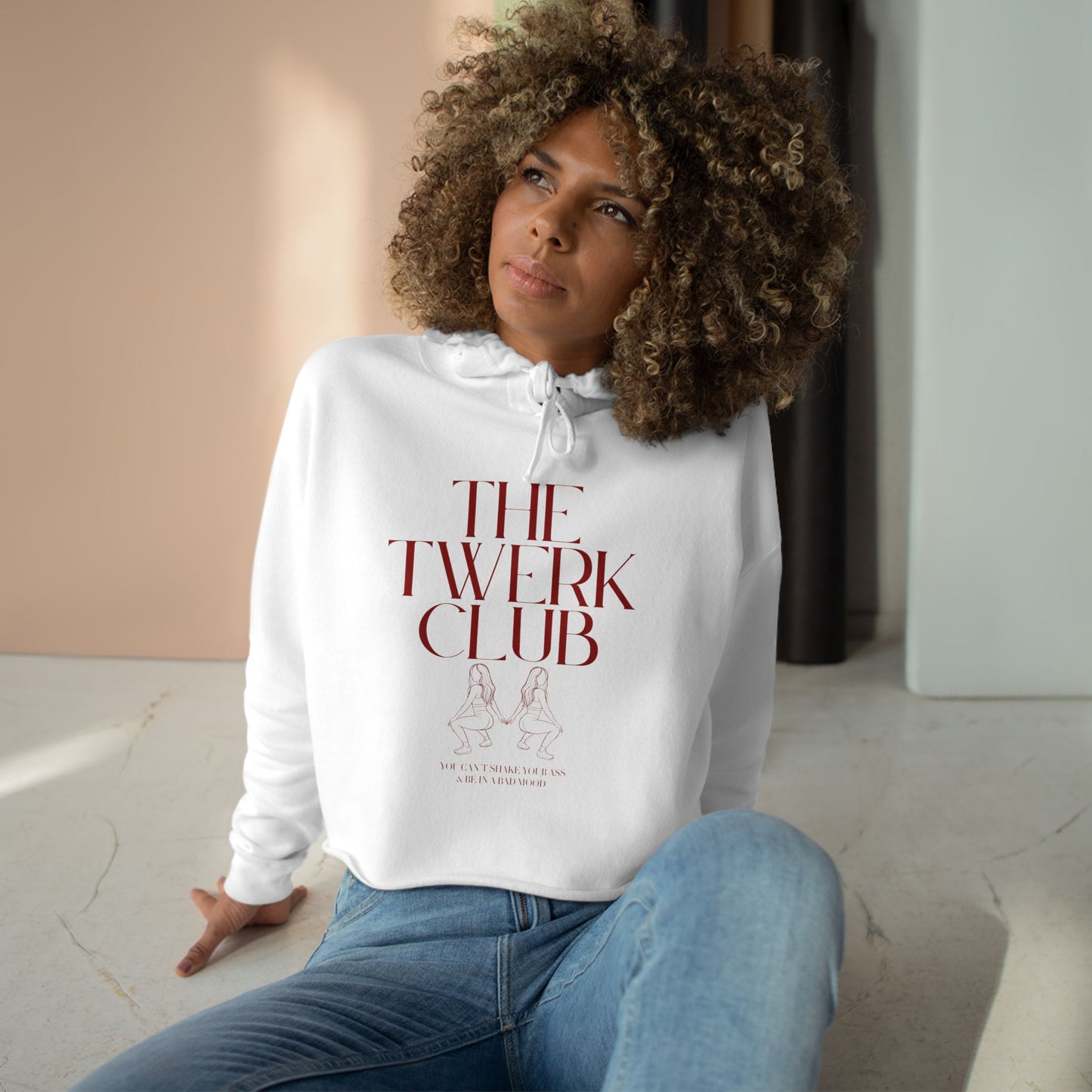 The Twerk Club - Crop Hoodie