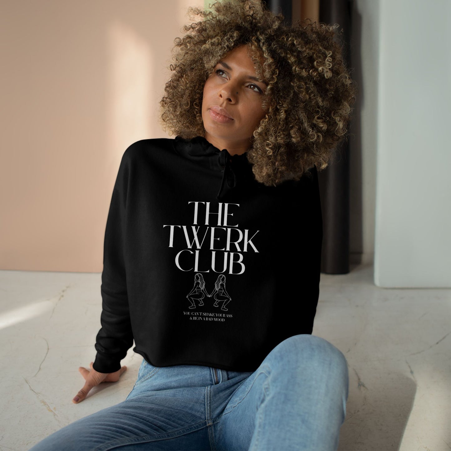 The Twerk Club - Crop Hoodie