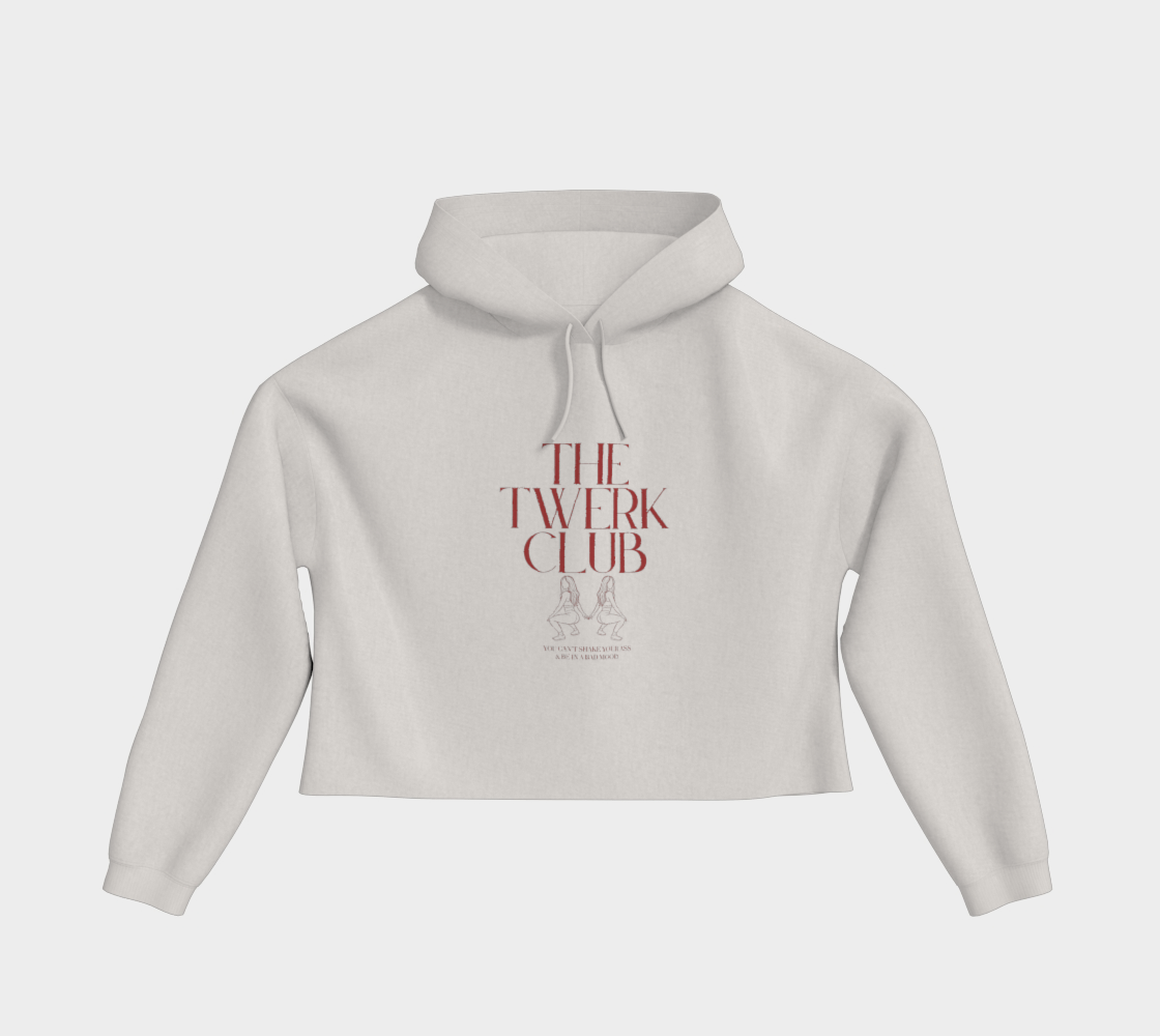 The Twerk Club - Crop Hoodie