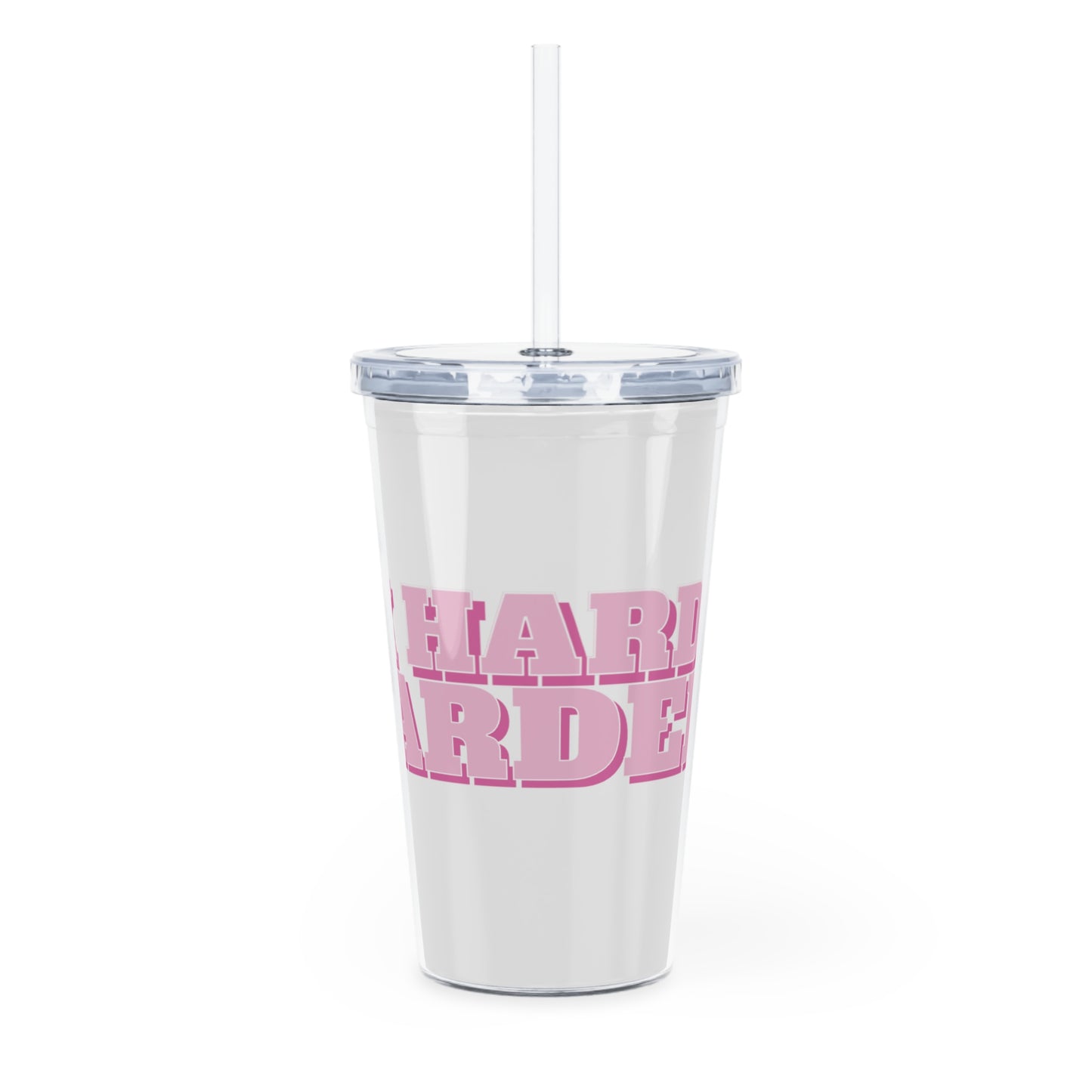 Plastic Tumbler with Straw