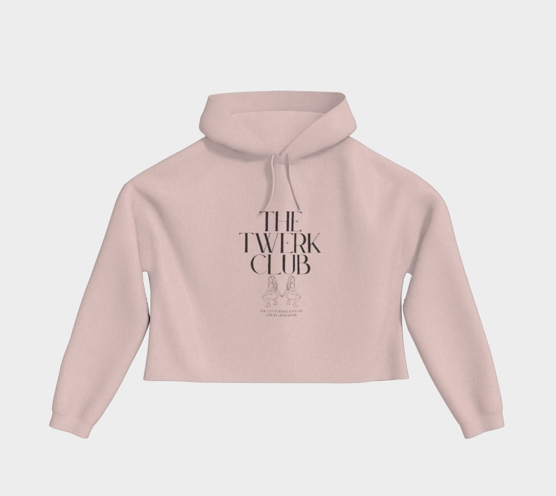 The Twerk Club - Crop Hoodie
